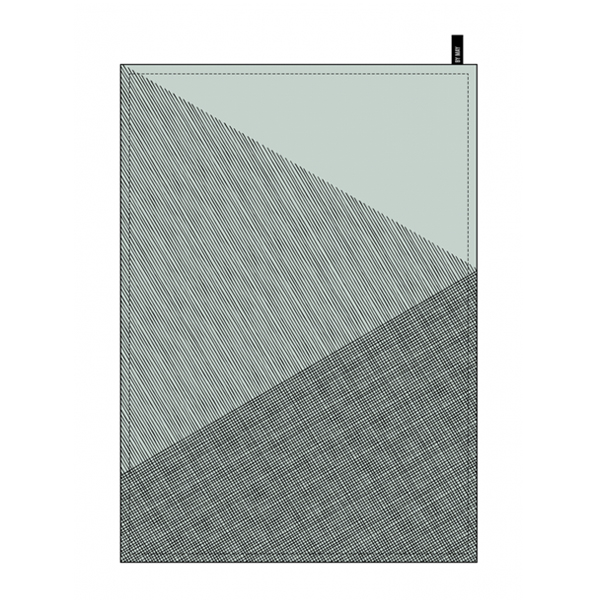 Polygon Tea Towel (Mint)