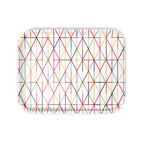 Classic Tray (Grid multicolor)