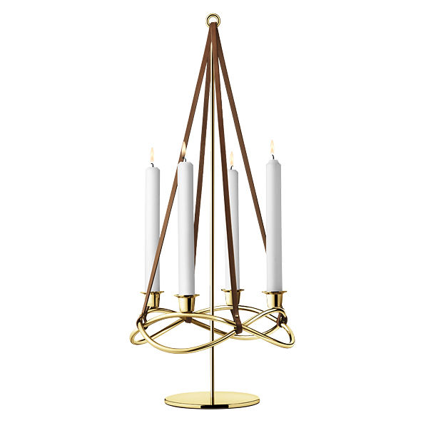 Season Extension Candle Holder (Gold)