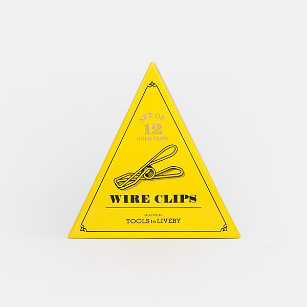 Tools to Liveby Wire Clips (Gold)