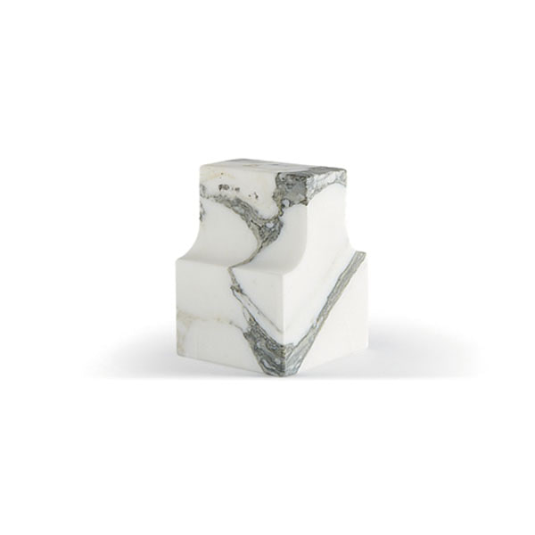 Classico Paperweight White Marble