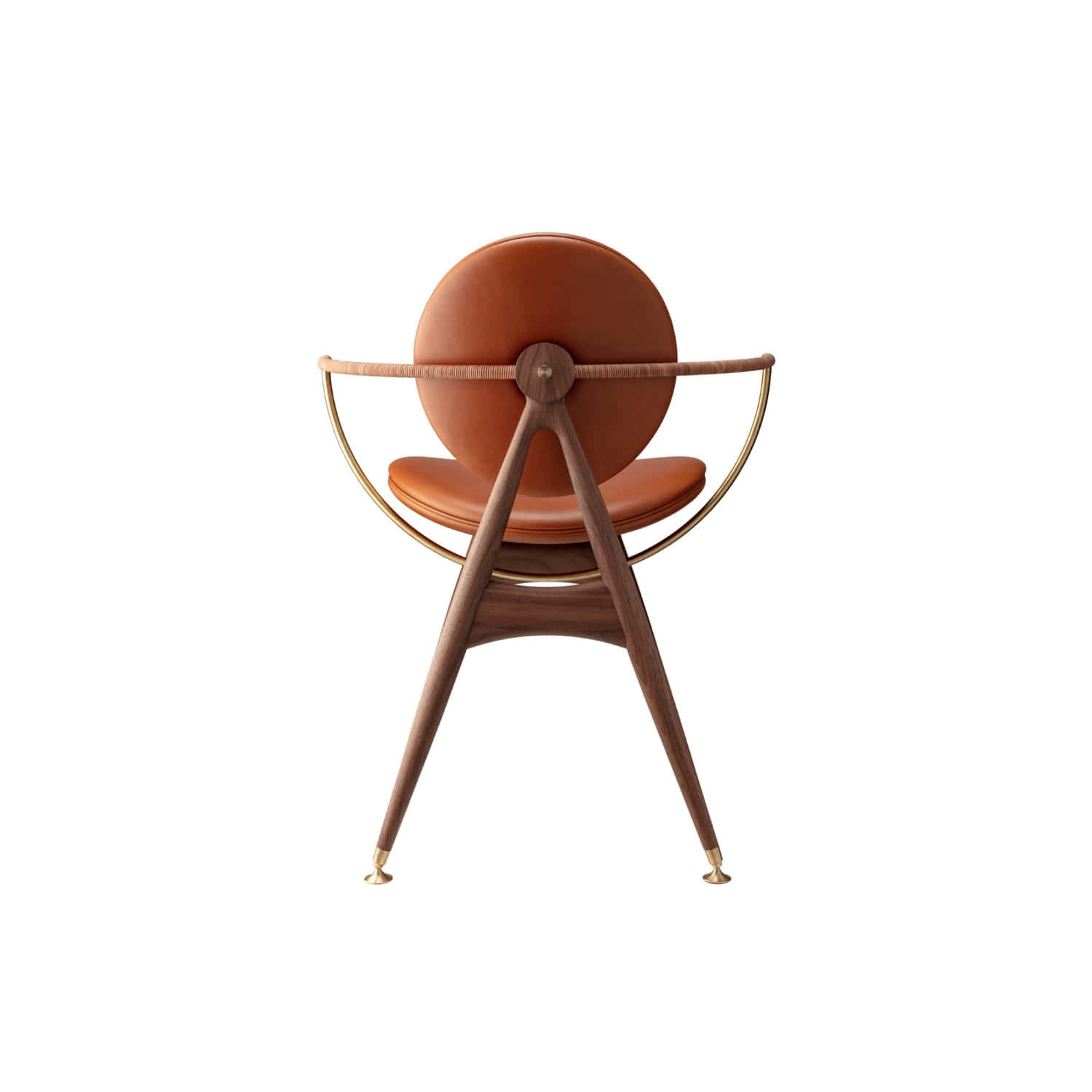 [Overgaard &amp; Dyrman] Circle Dining Chair with Armrest (LEATHER)