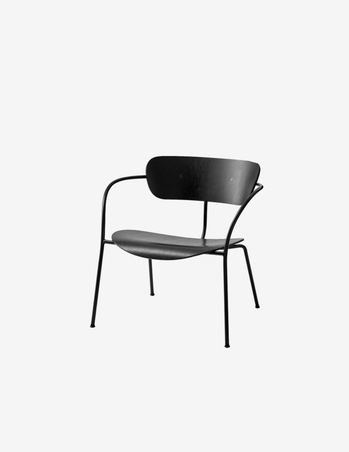 [Andtradition] Pavilion lounge chair / AV5 (Black / Black)