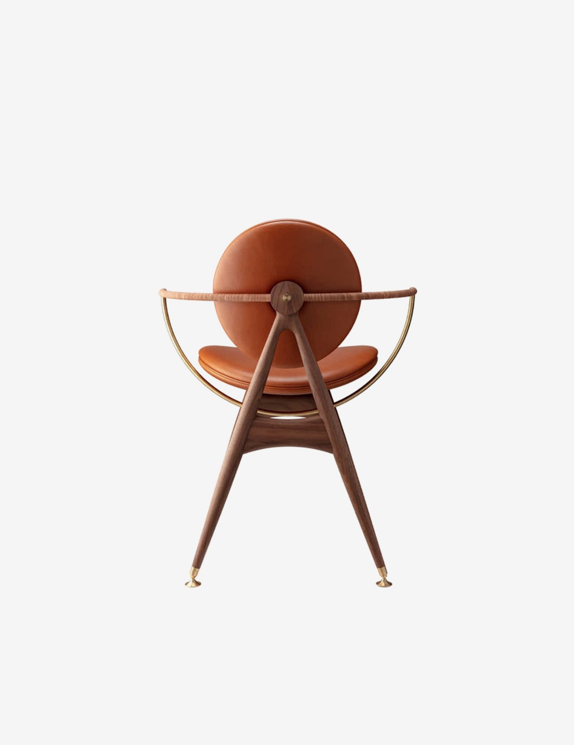 [Overgaard &amp; Dyrman] Circle Dining Chair /with Armrest (LEATHER)