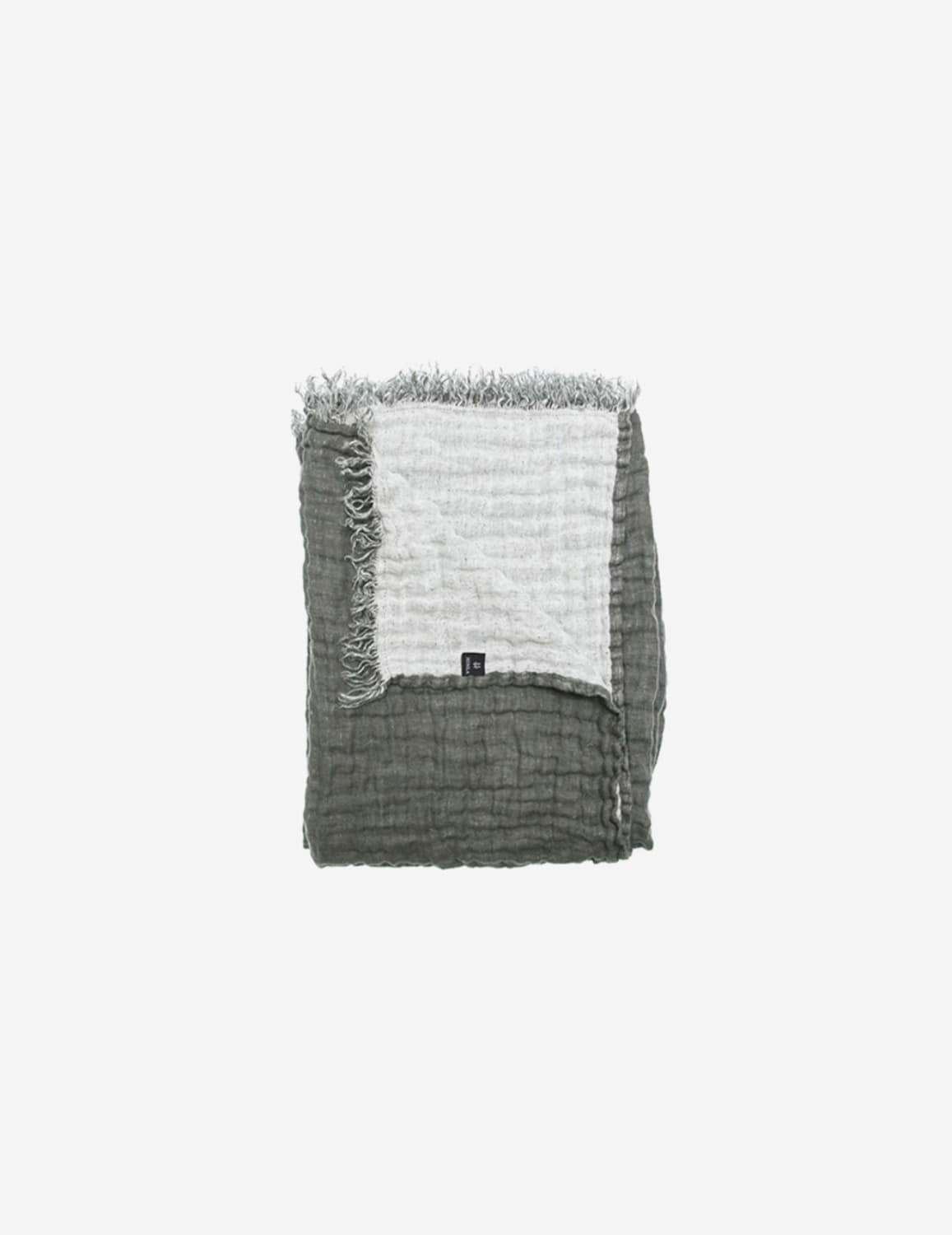 [HIMLA] Hannelin Throw (linen) / Charcoal (130x170)