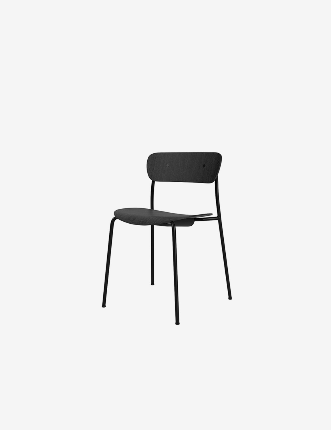 [Andtradition] Pavilion chair / AV1 (Black / Black)