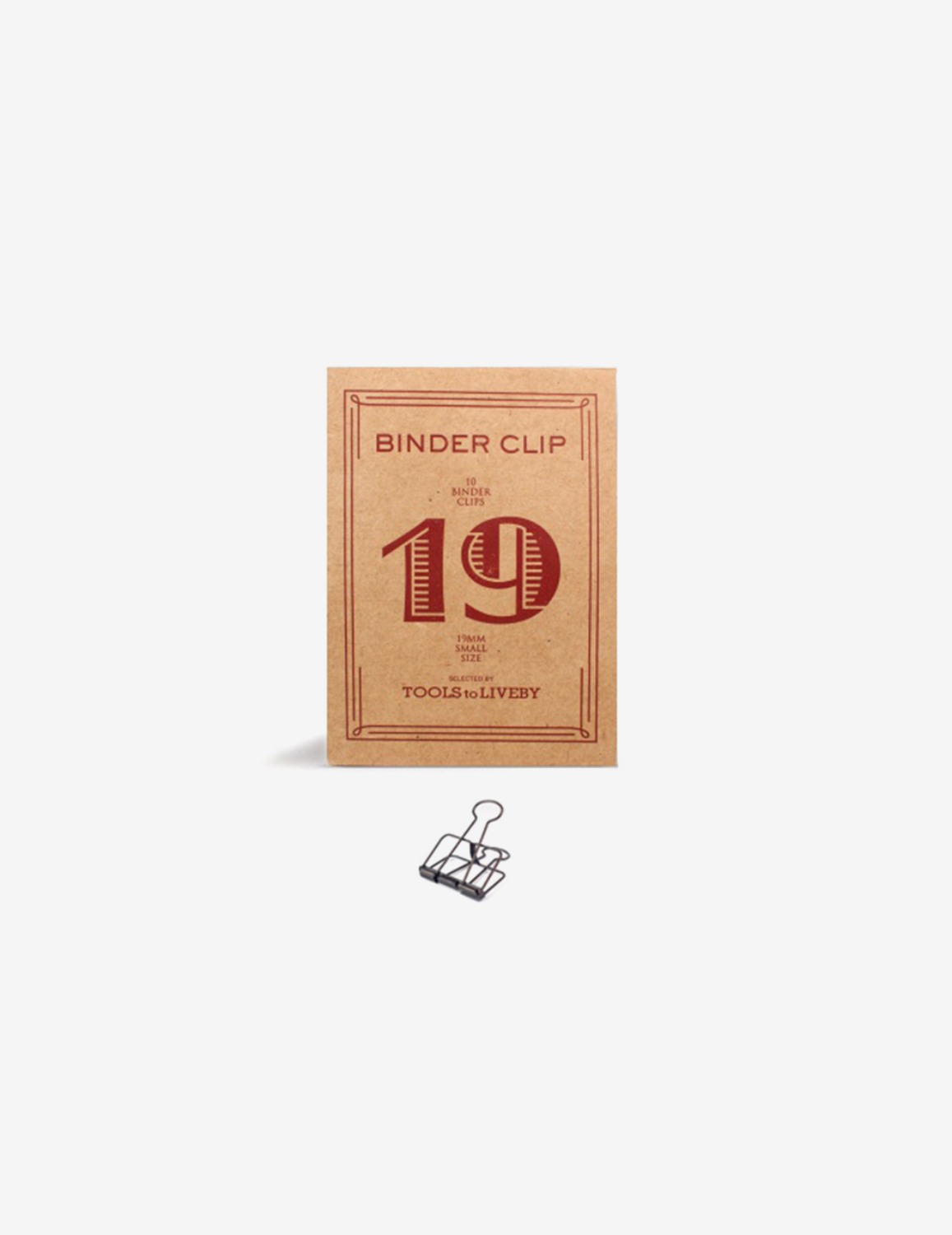 [TOOLS to LIVEBY] Binder Clip 19mm (Bronze)