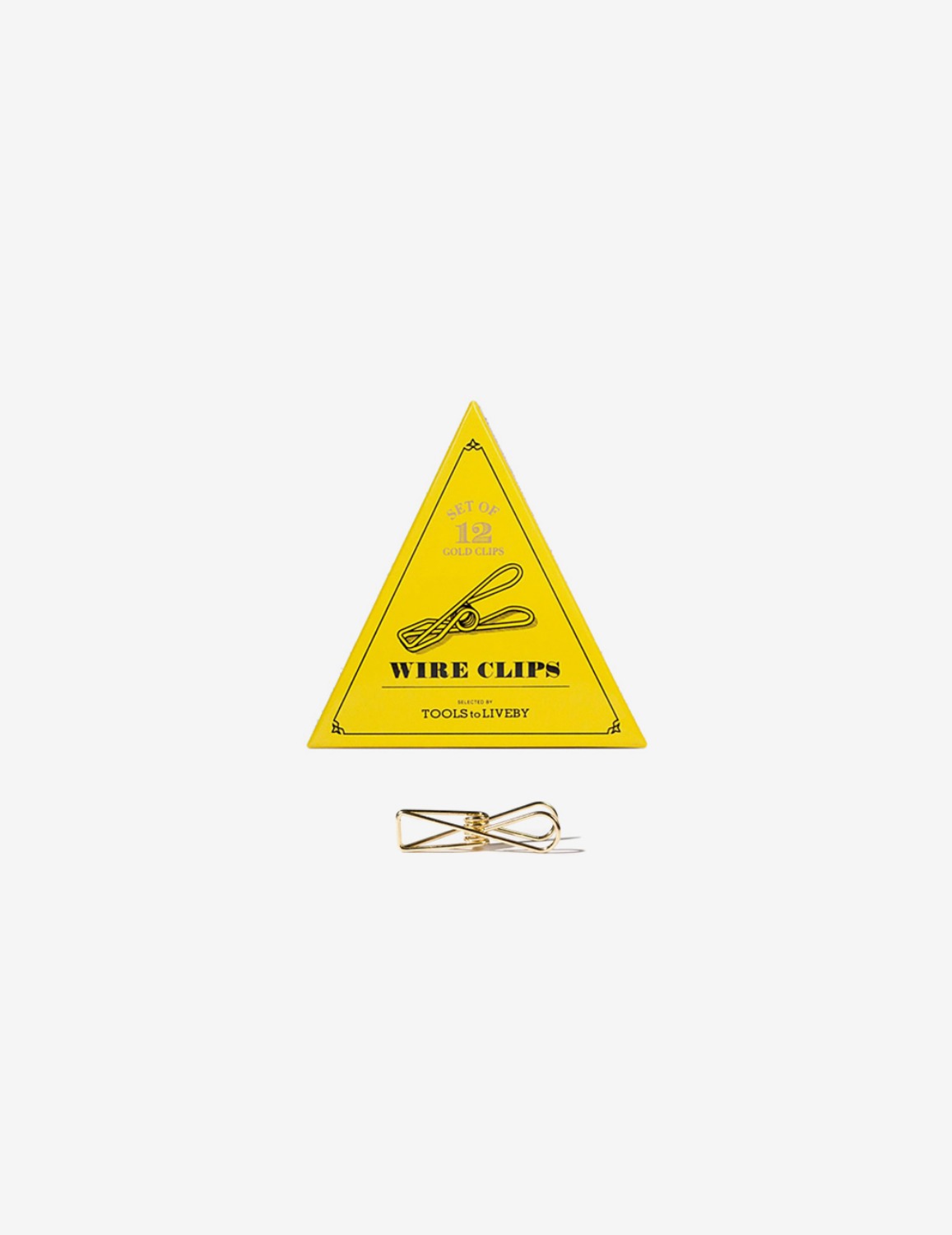 [TOOLS to LIVEBY] Wire Clips (Gold)