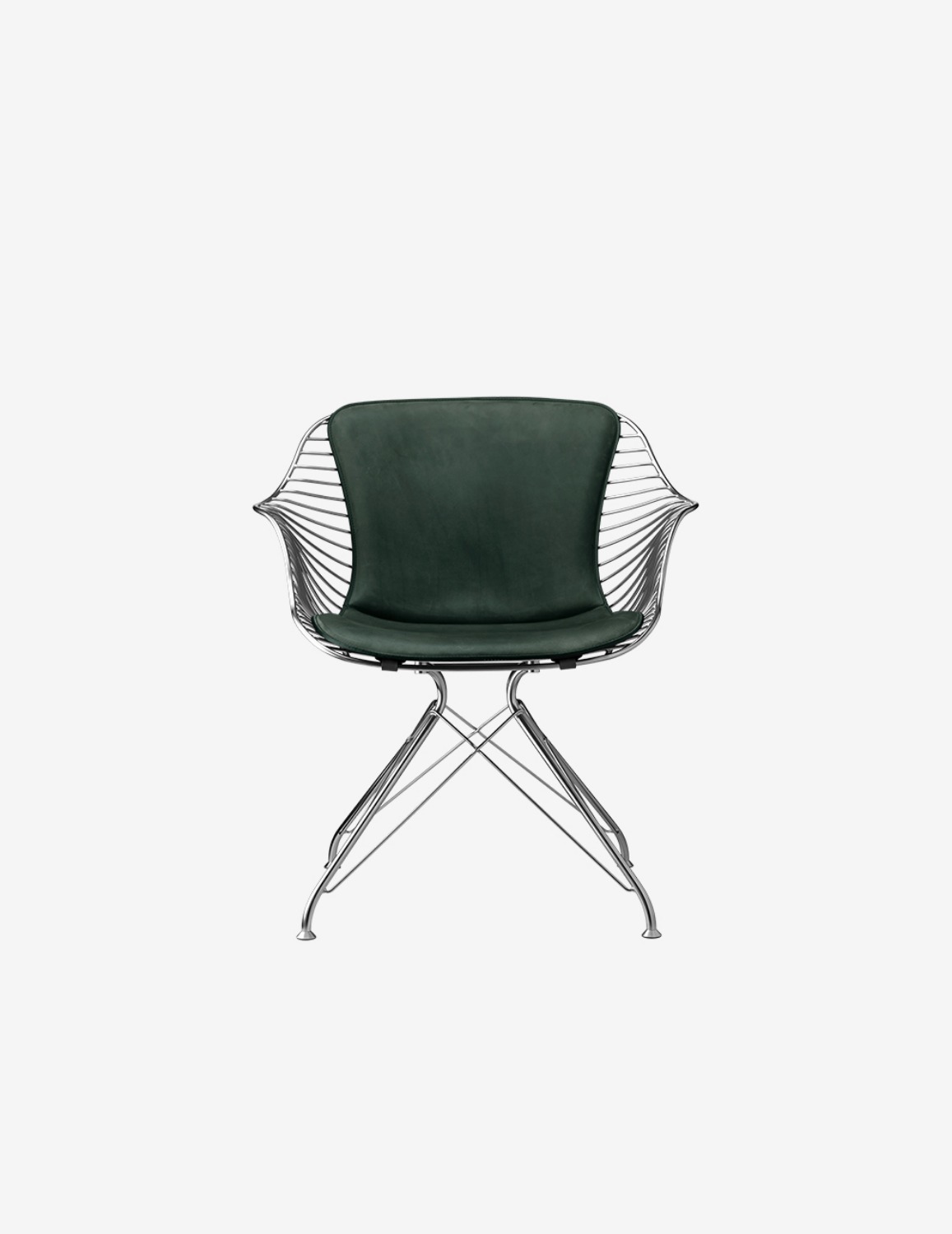 [Overgaard &amp; Dyrman] Wire Dining chair (racing green) /OD11-43-SCS