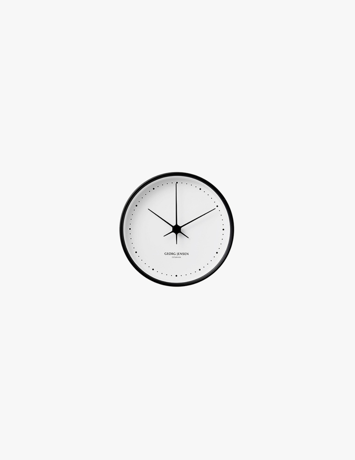 [Georg Jensen] Henning Koppel Clock (Black/White)