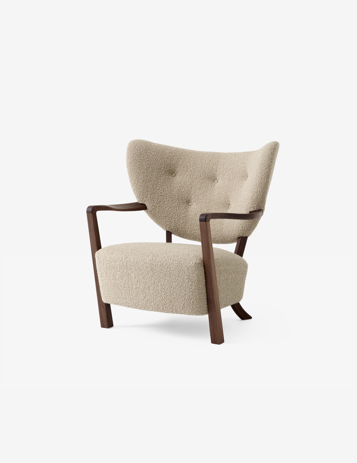 [Andtradition] Wulff Lounge Chair / ATD2 (walnut/Karakorum003)