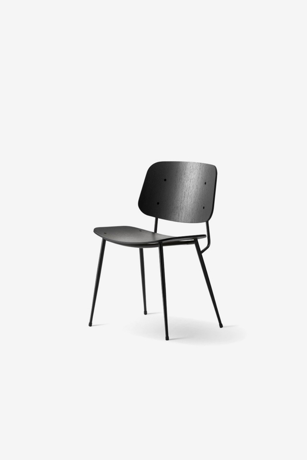 [Fredericia] Soborg chair black (Steelbase) /3060