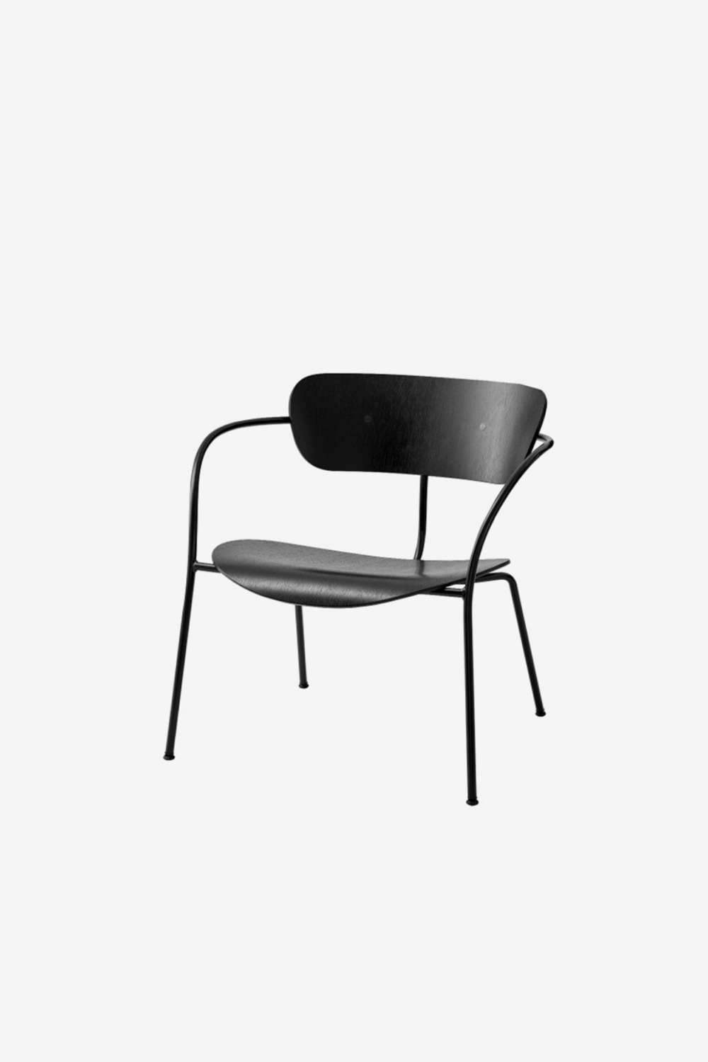 [&amp;Tradition] Pavilion lounge chair / AV5 (Black / Black)