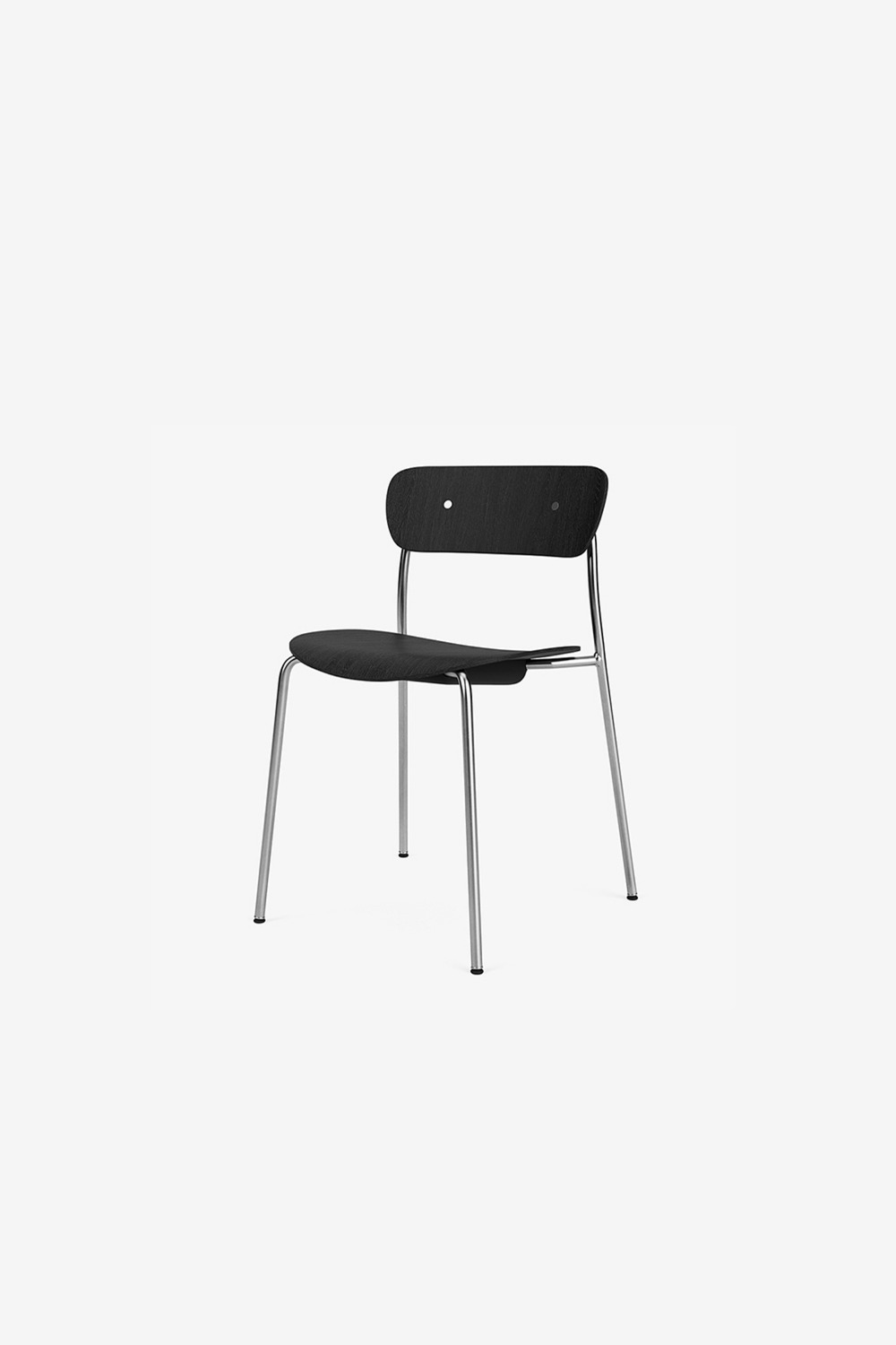 [&amp;Tradition] Pavilion chair / AV1 (Black/Chrome)