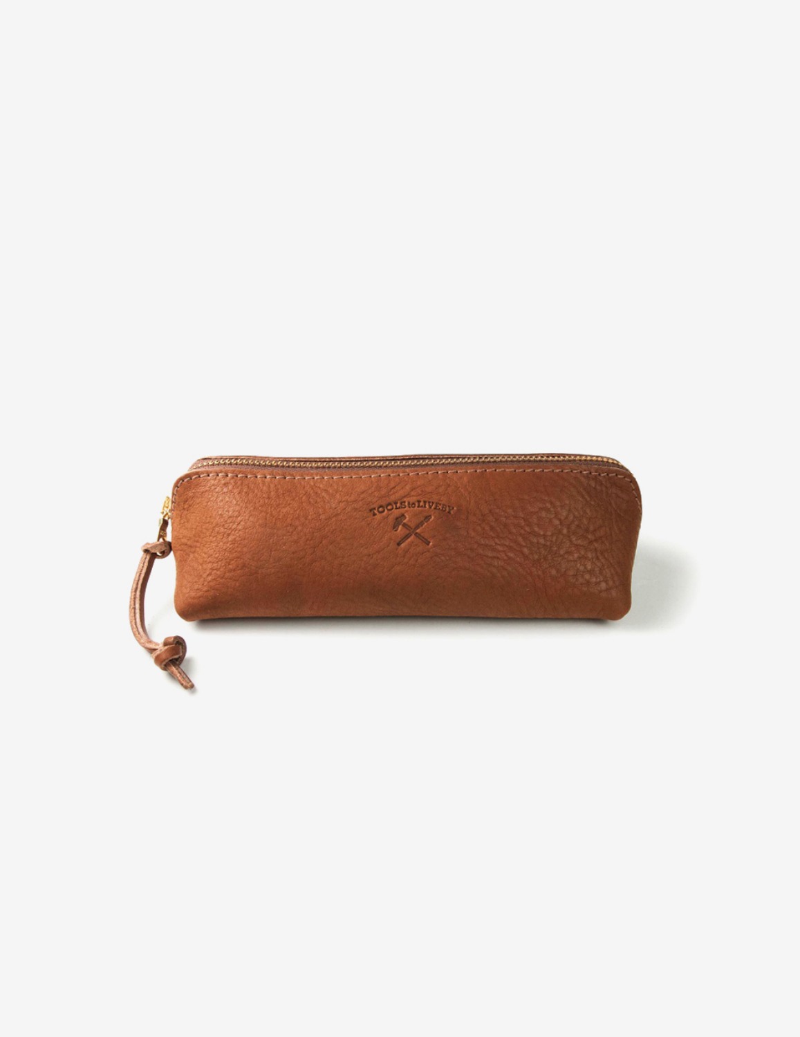 [TOOLS to LIVEBY] Leather Pouch /L (tan)