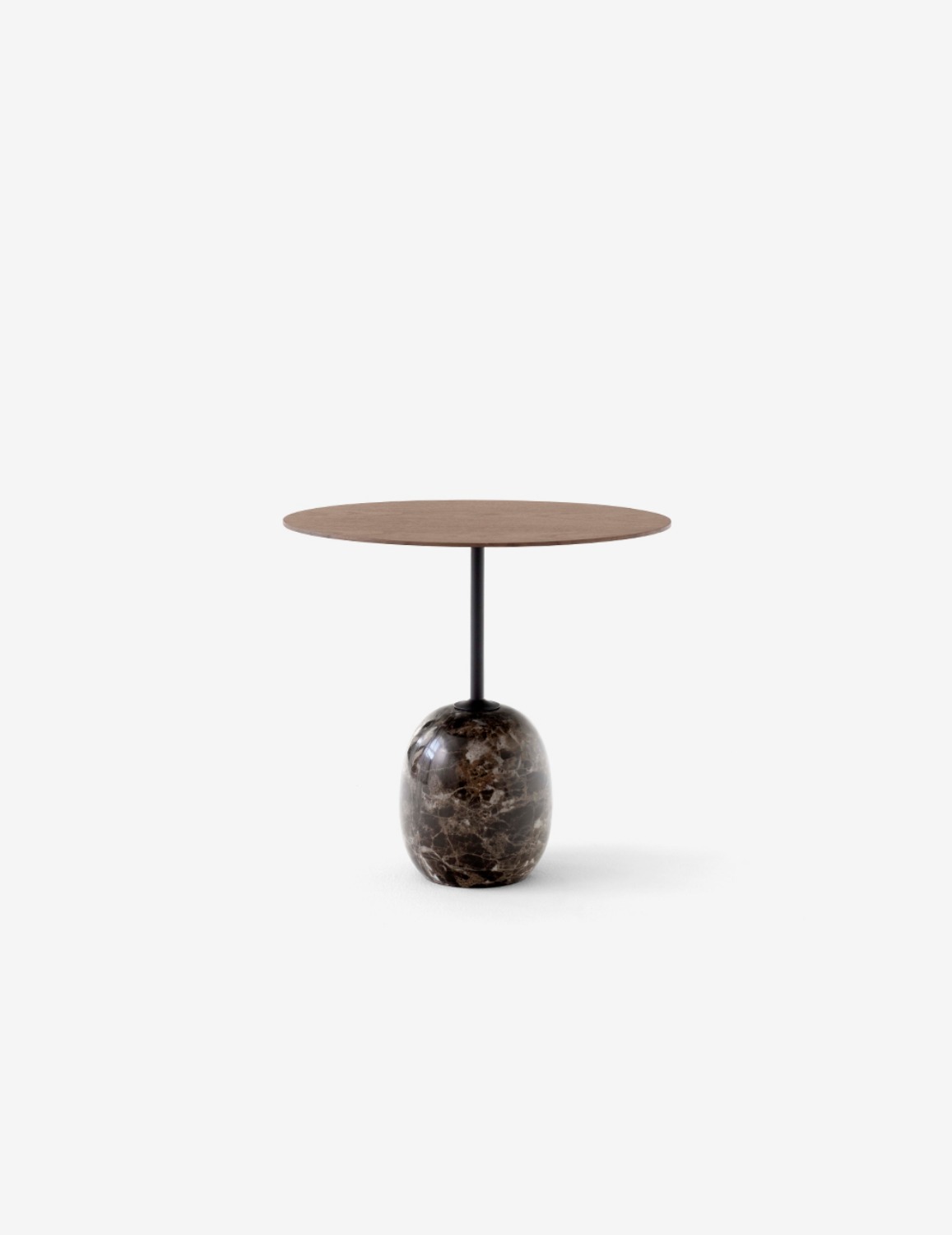 [&amp;Tradition] Lato side table / LN9 (Walnut-Oval)