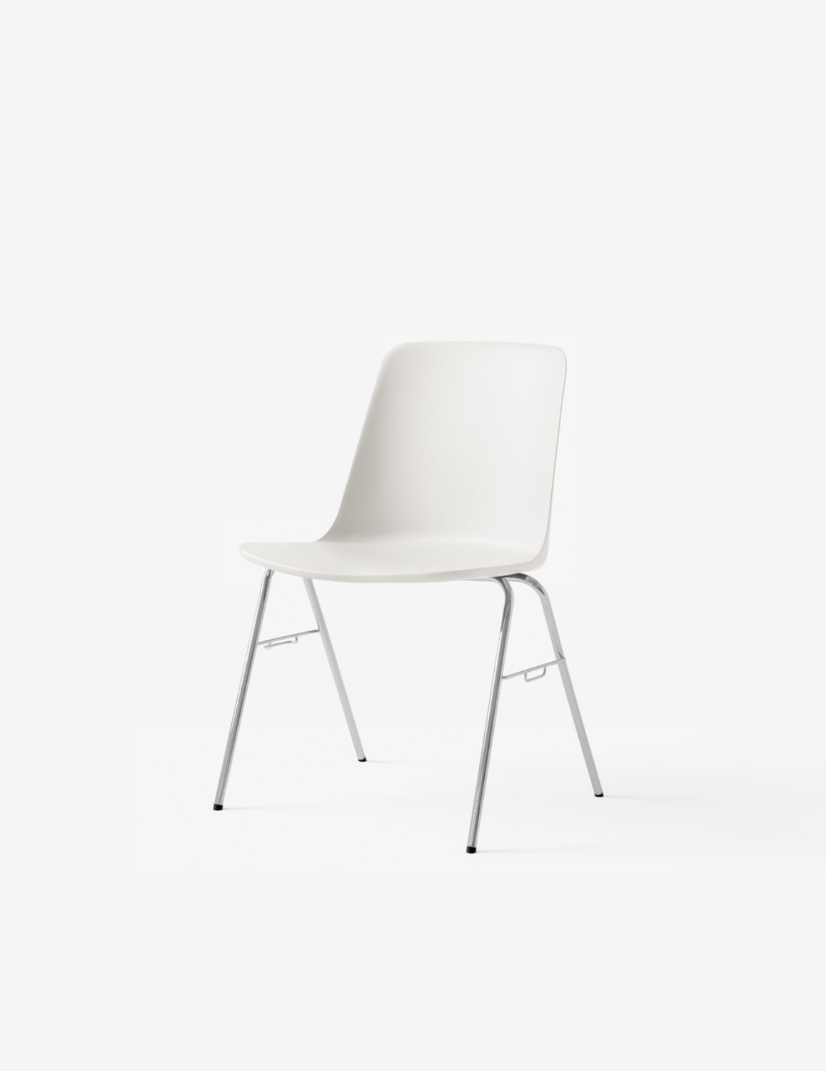 [&amp;Tradition] Rely Chair / HW27 (White/Chrome)