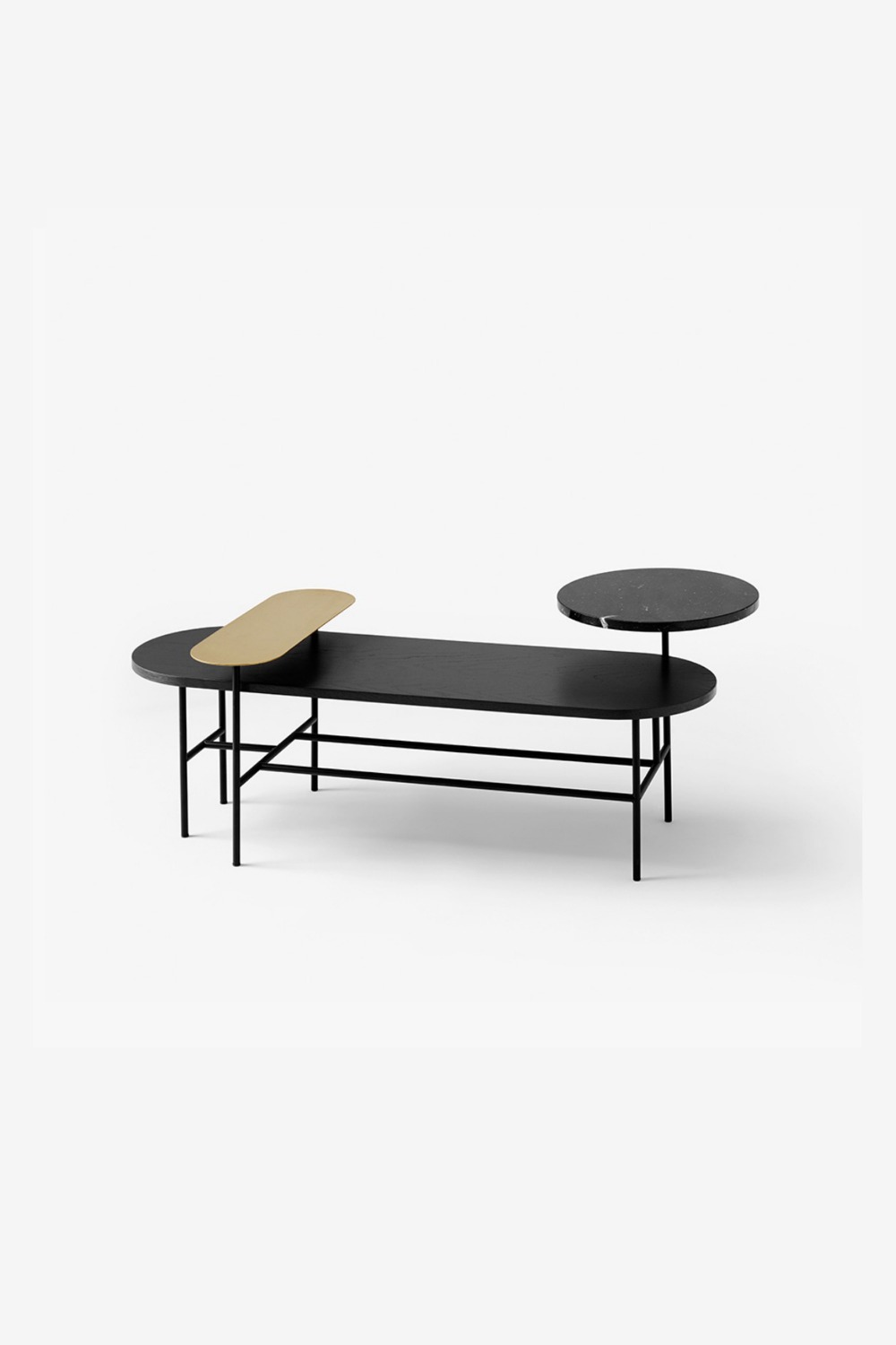 [&amp;Tradition] Palette Lounge Table / JH7 (Black)